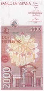 Spain, 2.000 Pesetas, 1992, UNC, p164