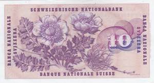 Switzerland, 10 Franken, 1971, UNC(-), p45q