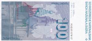 Switzerland, 100 Franken, 1975/1993, UNC, p57