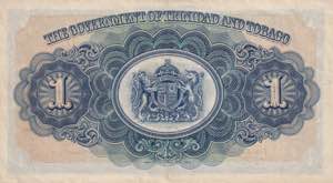Trinidad & Tobago, 1 Dollar, 1943, XF, p5c