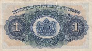 Trinidad & Tobago, 1 Dollar, 1943, VF(+), p5c
