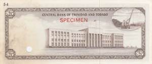 Trinidad & Tobago, 5 Dollars, 1964, UNC, ... 