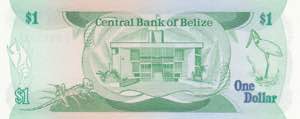 Belize, 1 Dollar, 1986, UNC(-), p46b