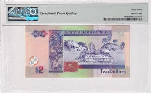 Belize, 2 Dollars, 2017, UNC, p66f