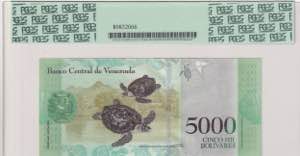 Venezuela, 5.000 Bolívares, 2017, UNC, p97