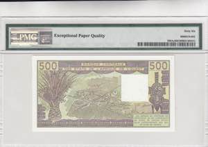 West African States, 500 Francs, 1981, UNC, ... 