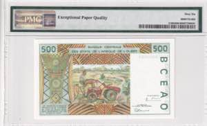 West African States, 500 Francs, 1997, UNC, ... 