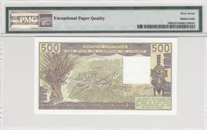 West African States, 500 Francs, 1986, UNC, ... 