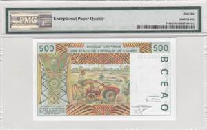 West African States, 500 Francs, 2000, UNC, ... 