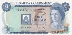 Bermuda, 1 Dollar, 1970, ... 