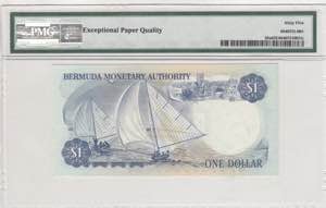 Bermuda, 1 Dollar, 1975/1976, UNC, p28a
