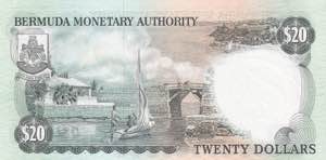 Bermuda, 20 Dollars, 1984, UNC, p31c