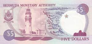 Bermuda, 5 Dollars, 1995, UNC, p41b