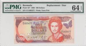Bermuda, 100 Dollars, ... 