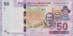 Bolivia, 50 Bolivianos, ... 