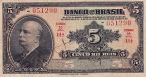 Brazil, 5 Mil Reis, ... 