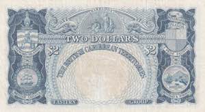 British Caribbean Territories, 2 Dollars, ... 