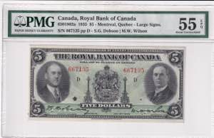 Canada, 5 Dollars, 1935, ... 