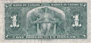 Canada, 1 Dollar, 1937, VF(+), p58a