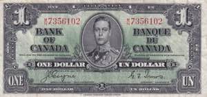 Canada, 1 Dollar, 1937, ... 