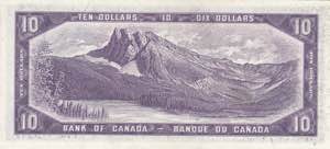 Canada, 10 Dollars, 1955/1961, AUNC, p79a
