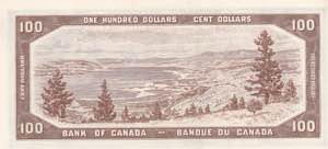 Canada, 100 Dollars, 1954, UNC, p82c