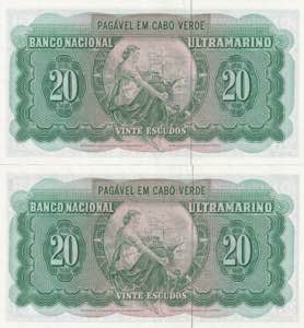 Cape Verde, 20 Escudos, 1972, XF, p52a, ... 