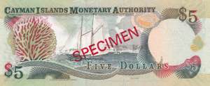 Cayman Islands, 5 Dollars, 2005, UNC, p34a, ... 