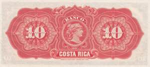 Costa Rica, 10 Pesos, 1899, UNC, pS164r, ... 
