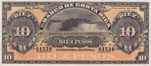 Costa Rica, 10 Pesos, ... 