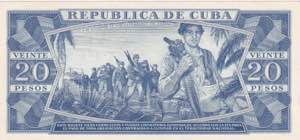 Cuba, 20 Pesos, 1965, UNC, p97c