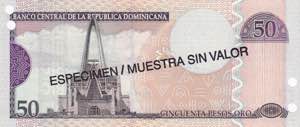 Dominican Republic, 50 Pesos Oro, 2003, UNC, ... 
