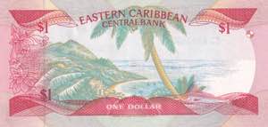 East Caribbean States, 1 Dollar, 1988, UNC, ... 