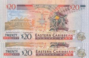 East Caribbean States, 20 Dollars, 2000, ... 