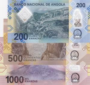 Angola, 200-500-1.000 Kwanzas, 2020, UNC, ... 
