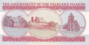 Falkland Islands, 5 Dollars, 2005, UNC, p17a
