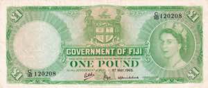 Fiji, 1 Pound, 1965, ... 