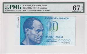 Finland, 10 Markkaa, ... 