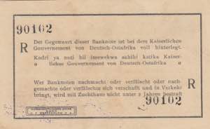 German East Africa, 1 Rupie, 1915, UNC(-), ... 