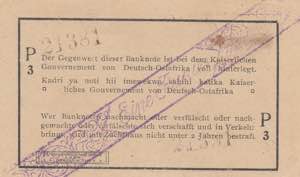 German East Africa, 1 Rupie, 1916, UNC, p19
