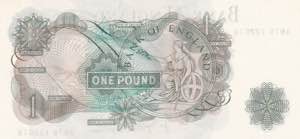 Great Britain, 1 Pound, 1960/1977, UNC, p374g