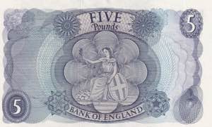 Great Britain, 5 Pounds, 1966/1970, AUNC, ... 