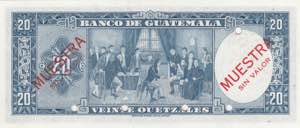 Guatemala, 20 Quetzales, 1960/1965, UNC, ... 
