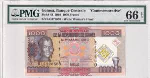 Guinea, 1.000 Francs, ... 