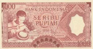 Indonesia, 1.000 Rupiah, ... 