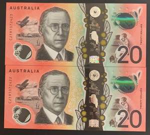 Australia, 20 Dollars, 2019, UNC, pNew, ... 