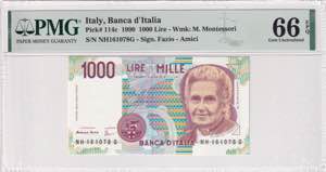 Italy, 1.000 Lire, 1990, ... 