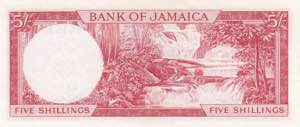 Jamaica, 5 Shillings, 1960, AUNC, p49