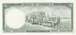 Jamaica, 1 Pound, 1964, AUNC(+), p51Ces, ... 