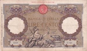 Italy, 100 Lire, 1938, ... 